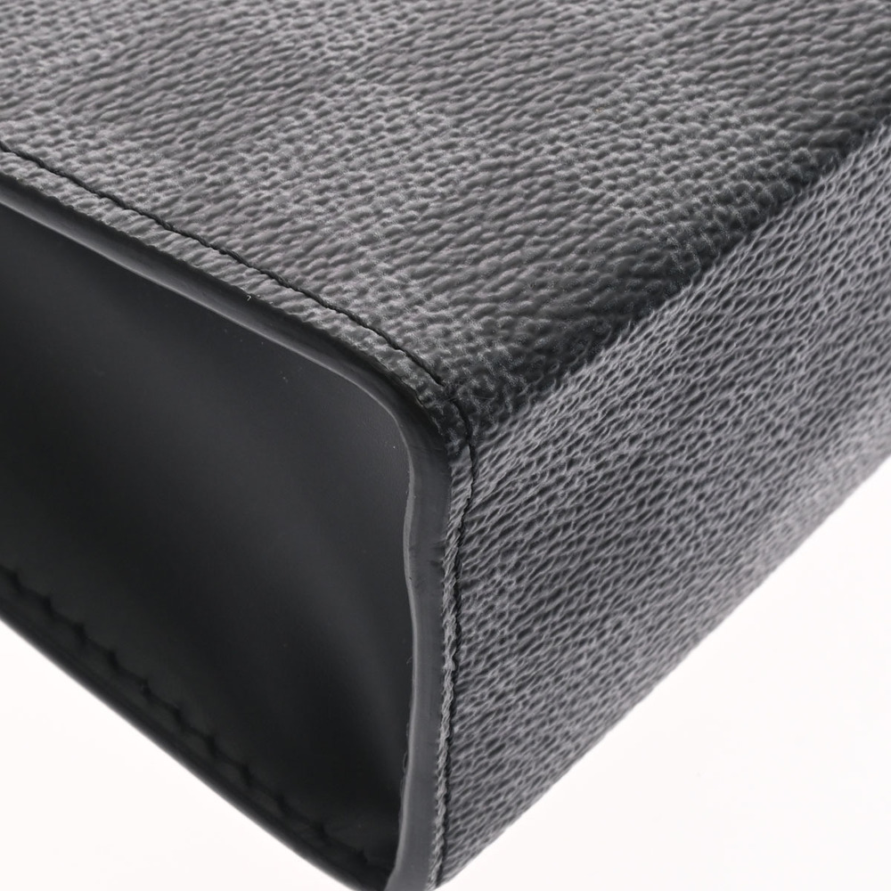 LOUIS VUITTON Graphite Black Pochette Voyage Gray Clutch Bag - Picture 4 of 9